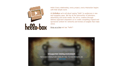 Desktop Screenshot of hellobox.com